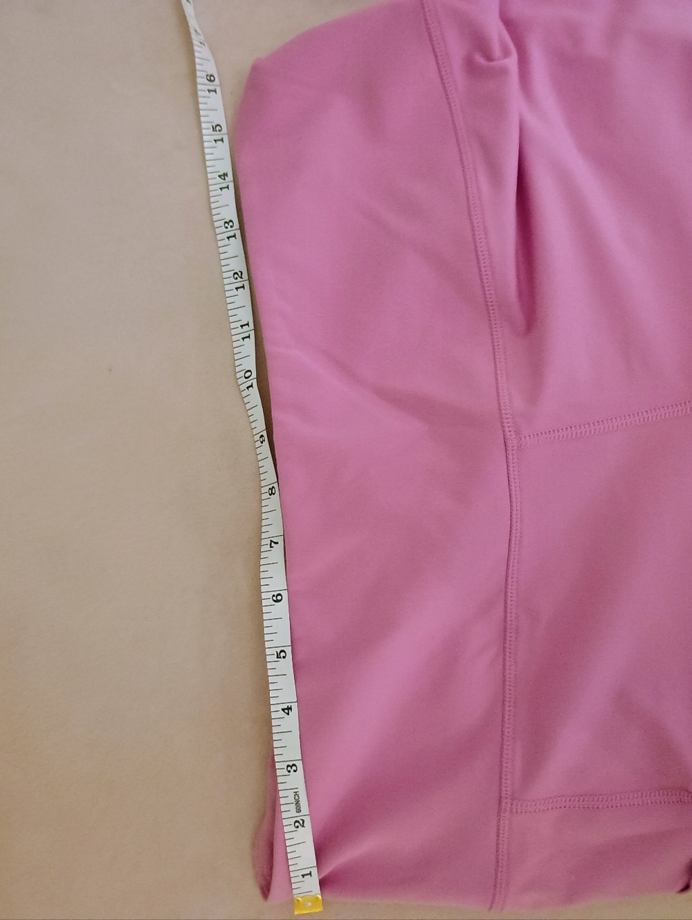 Roxy Pink Active Leggings with Side Pocket - Picture 6 of 7